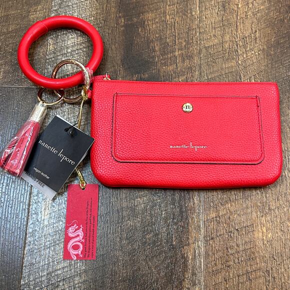 Nanette Lepore Karina Bracelet Wristlet/Organizer
Scarlet Red NWT - Picture 1 of 5
